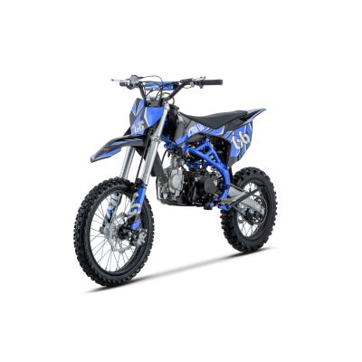 Vaikiškas benzininis motociklas ULTRA 66 125cc, Mėlynas