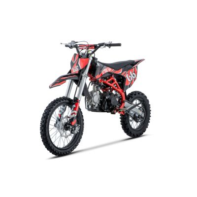Vaikiškas benzininis motociklas ULTRA 66 125cc, Raudonas