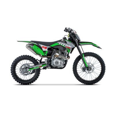 Vaikiškas benzininis motociklas TITAN 300cc, Žalias