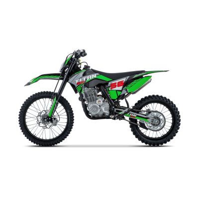 Vaikiškas benzininis motociklas TITAN 300cc, Žalias