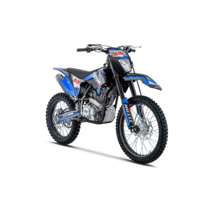 Vaikiškas benzininis motociklas TITAN 300cc, Mėlynas