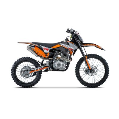 Vaikiškas benzininis motociklas TITAN 300cc, Oranžinis