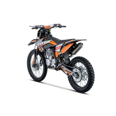 Vaikiškas benzininis motociklas TITAN 300cc, Oranžinis