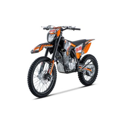 Vaikiškas benzininis motociklas TITAN 300cc, Oranžinis