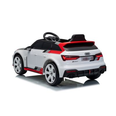 Vaikiškas elektromobilis Audi RS6 Avant GT, Baltas