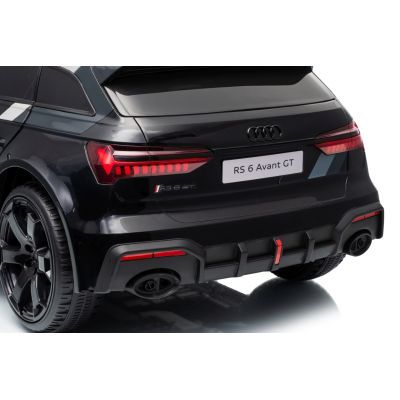 Vaikiškas elektromobilis Audi RS6 Avant GT, Juodas