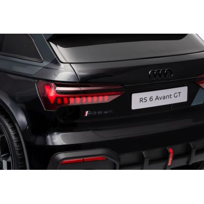 Vaikiškas elektromobilis Audi RS6 Avant GT, Juodas