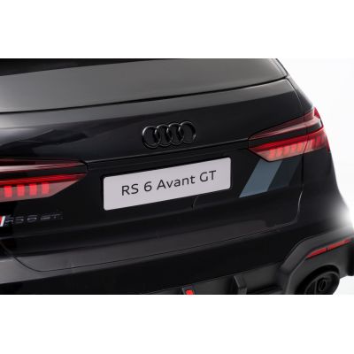 Vaikiškas elektromobilis Audi RS6 Avant GT, Juodas