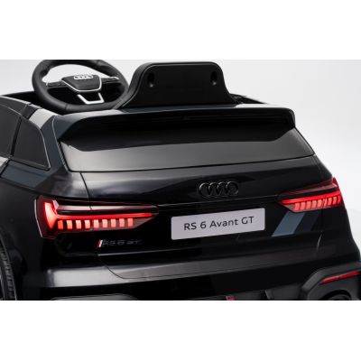 Vaikiškas elektromobilis Audi RS6 Avant GT, Juodas