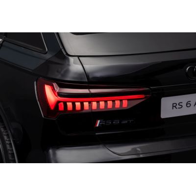 Vaikiškas elektromobilis Audi RS6 Avant GT, Juodas
