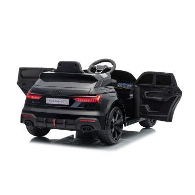 Vaikiškas elektromobilis Audi RS6 Avant GT, Juodas