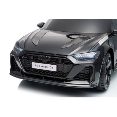 Vaikiškas elektromobilis Audi RS6 Avant GT, Juodas