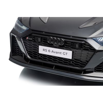 Vaikiškas elektromobilis Audi RS6 Avant GT, Juodas