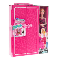 Wardrobe With Doll + Accessories