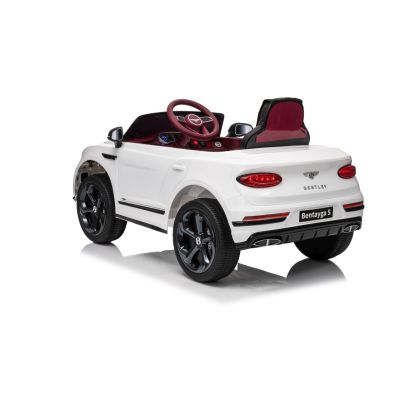 Vaikiškas elektromobilis Bentley Bentayga S, Baltas