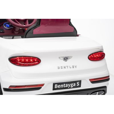 Vaikiškas elektromobilis Bentley Bentayga S, Baltas