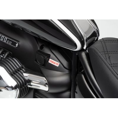 Vaikiškas elektrinis motociklas BMW R18, Juodas