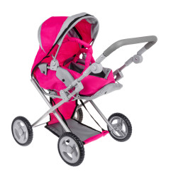 2-in-1 Pink Stroller