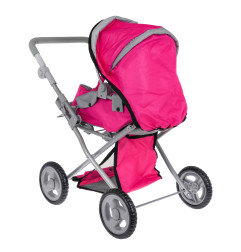 2-in-1 Pink Stroller