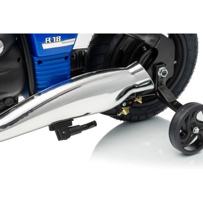 Vaikiškas elektrinis motociklas BMW R18, Mėlynas