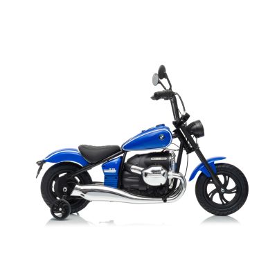 Vaikiškas elektrinis motociklas BMW R18, Mėlynas