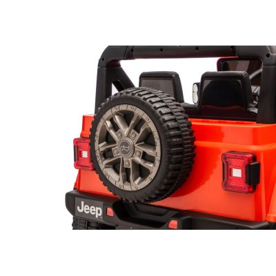 Vaikiškas elektromobilis Wrangler Rubicon LIFT, Oranžinis - 3