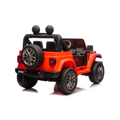 Vaikiškas elektromobilis Wrangler Rubicon LIFT, Oranžinis - 9
