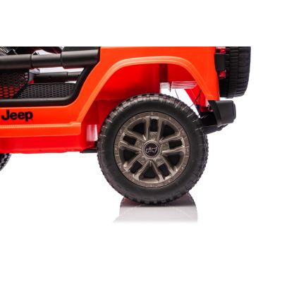 Vaikiškas elektromobilis Wrangler Rubicon LIFT, Oranžinis - 10