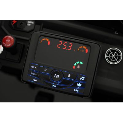 Vaikiškas elektrinis bagis PROSPECTOR 4x4 STRONG, Juodas
