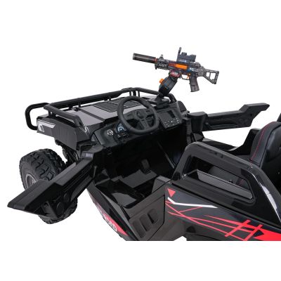 Vaikiškas elektrinis bagis PROSPECTOR 4x4 STRONG, Juodas