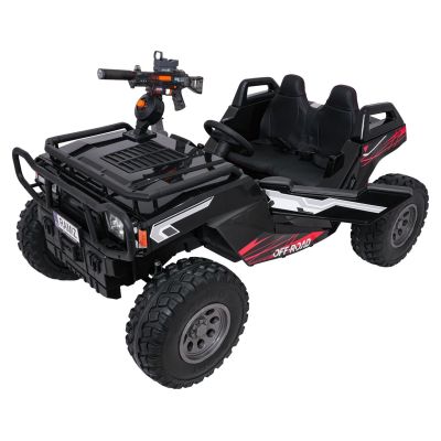 Vaikiškas elektrinis bagis PROSPECTOR 4x4 STRONG, Juodas