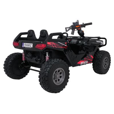 Vaikiškas elektrinis bagis PROSPECTOR 4x4 STRONG, Juodas