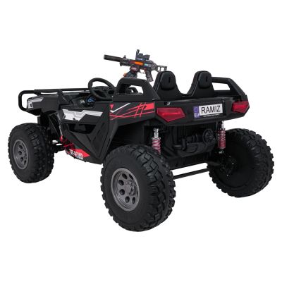Vaikiškas elektrinis bagis PROSPECTOR 4x4 STRONG, Juodas