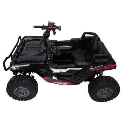 Vaikiškas elektrinis bagis PROSPECTOR 4x4 STRONG, Juodas