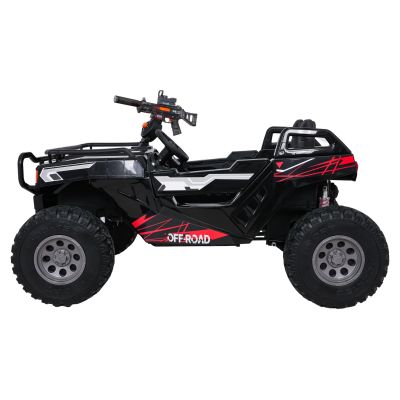Vaikiškas elektrinis bagis PROSPECTOR 4x4 STRONG, Juodas