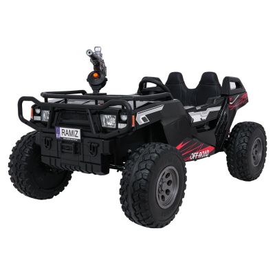 Vaikiškas elektrinis bagis PROSPECTOR 4x4 STRONG, Juodas