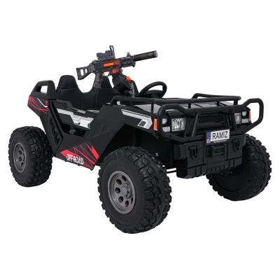 Vaikiškas elektrinis bagis PROSPECTOR 4x4 STRONG, Juodas