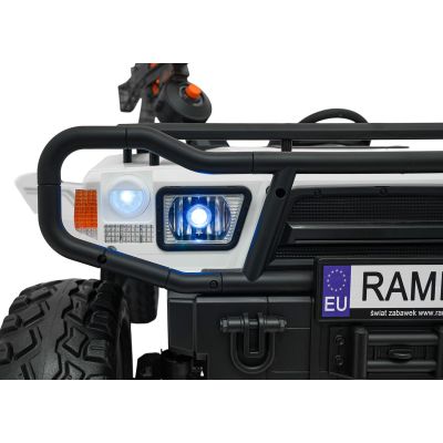 Vaikiškas elektrinis bagis PROSPECTOR 4x4 STRONG, Baltas