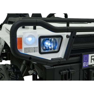 Vaikiškas elektrinis bagis PROSPECTOR 4x4 STRONG, Baltas