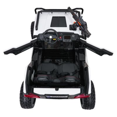 Vaikiškas elektrinis bagis PROSPECTOR 4x4 STRONG, Baltas