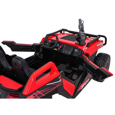 Vaikiškas elektrinis bagis PROSPECTOR 4x4 STRONG, Raudonas