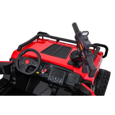 Vaikiškas elektrinis bagis PROSPECTOR 4x4 STRONG, Raudonas