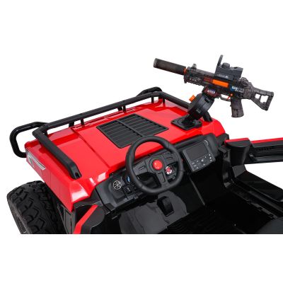 Vaikiškas elektrinis bagis PROSPECTOR 4x4 STRONG, Raudonas