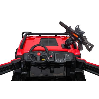 Vaikiškas elektrinis bagis PROSPECTOR 4x4 STRONG, Raudonas