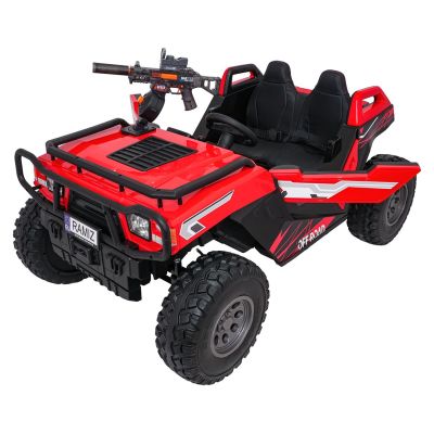Vaikiškas elektrinis bagis PROSPECTOR 4x4 STRONG, Raudonas