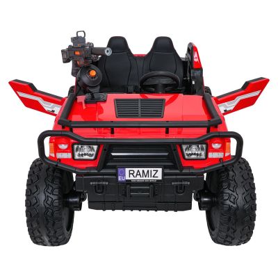 Vaikiškas elektrinis bagis PROSPECTOR 4x4 STRONG, Raudonas