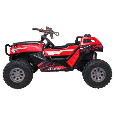 Vaikiškas elektrinis bagis PROSPECTOR 4x4 STRONG, Raudonas