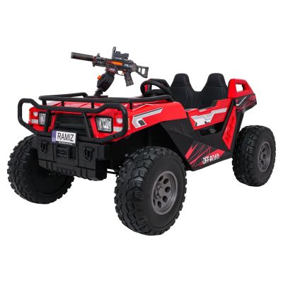 Vaikiškas elektrinis bagis PROSPECTOR 4x4 STRONG, Raudonas