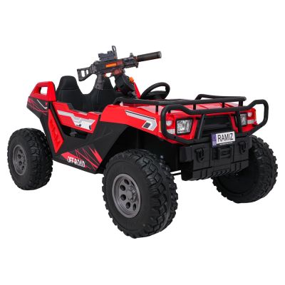 Vaikiškas elektrinis bagis PROSPECTOR 4x4 STRONG, Raudonas