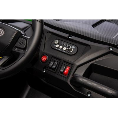 Vaikiškas elektrinis bagis OBSERVER 4x4, Žalias